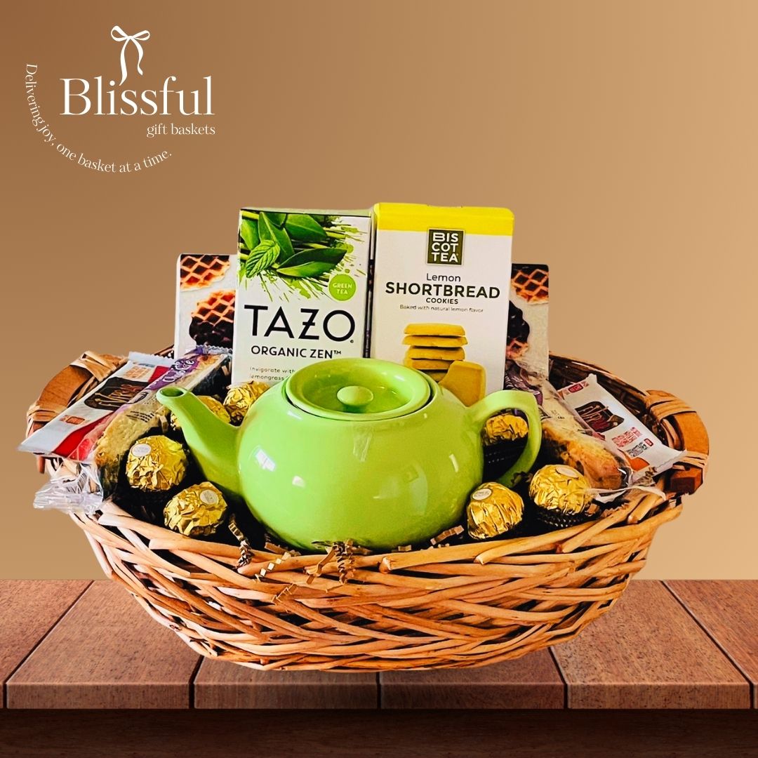 The TranquiliTea Basket - Blissful Gift Baskets