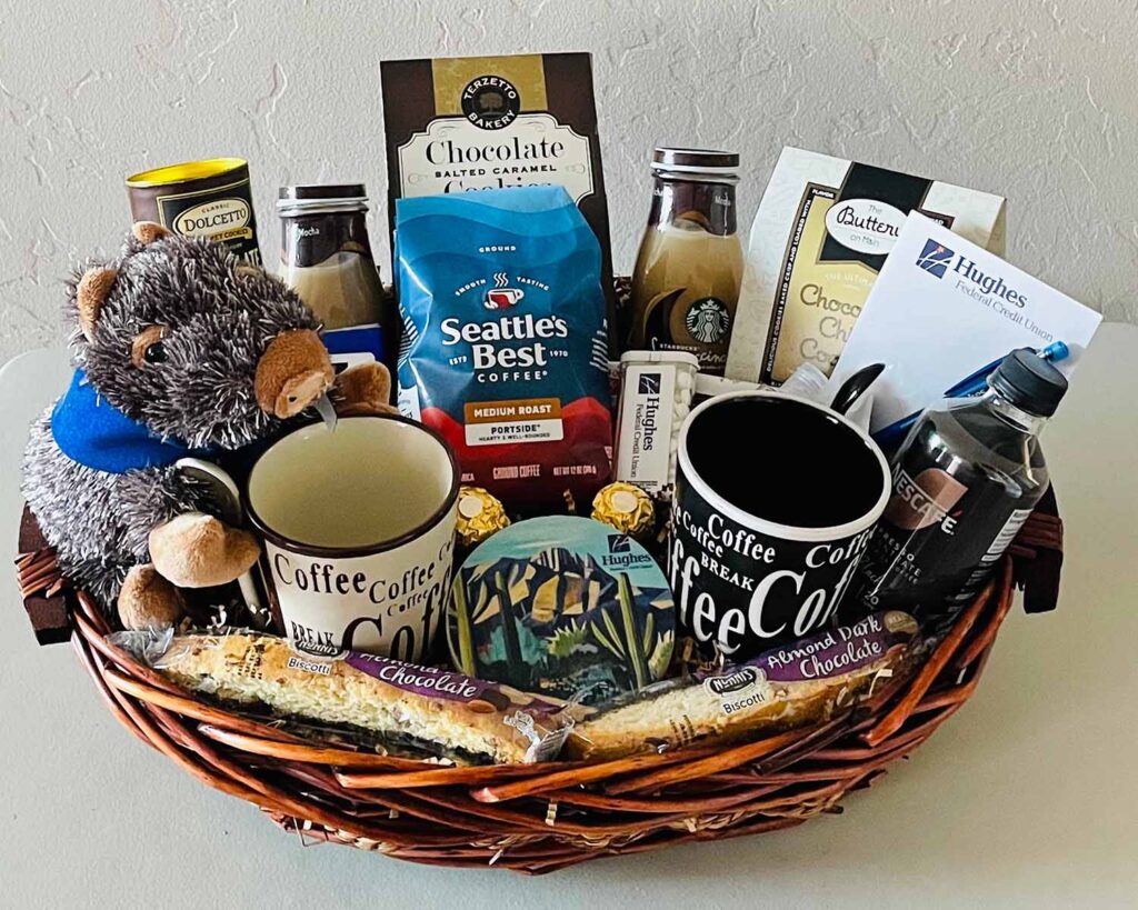 Custom Coffee Lover Basket